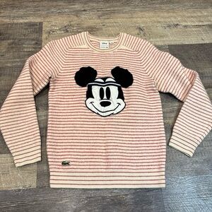 Lacoste X Disney Wool Sweater Women’s Size Small US Mickey Mouse